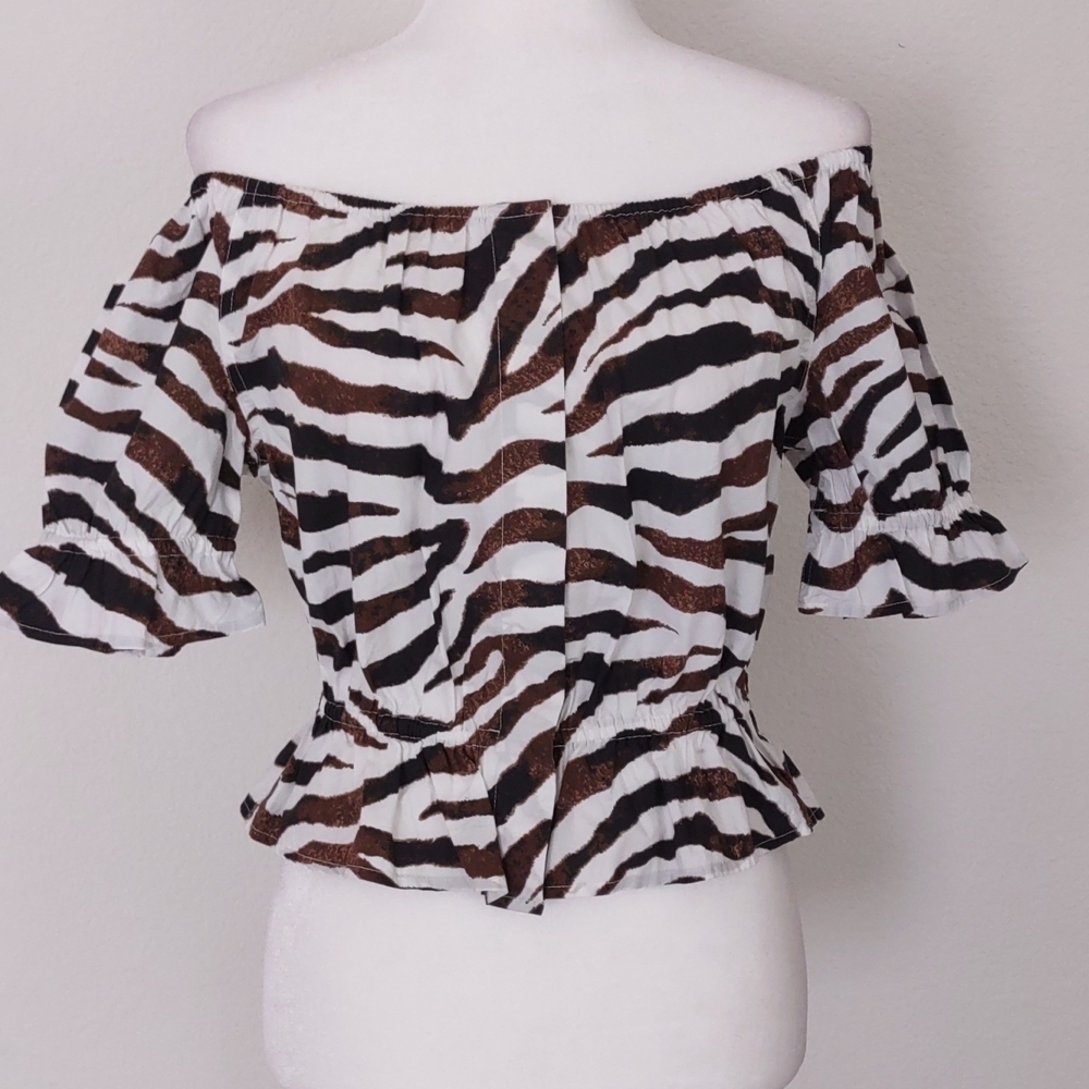 New J Crew Off Shoulder Top Size XXS